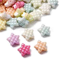 Светящиеся и УФ-покрытые непрозрачные акриловые бусины&nbsp;OACR-G052-08