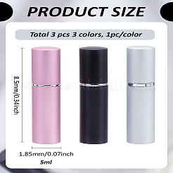 3 шт. 3 цвета пустые переносные стеклянные бутылки-распылители&nbsp;MRMJ-LP0001-07