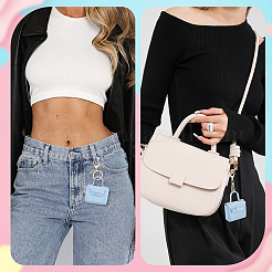 1 шт. брелок для ключей из искусственной кожи&nbsp;KEYC-CL0001-40B