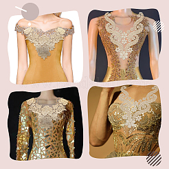 2 шт. 2 стиля полиэстер ткань ручной работы украшения аксессуары&nbsp;DIY-AR0004-70