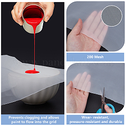 Нейлоновая сетчатая ткань&nbsp;AJEW-WH0678-72E