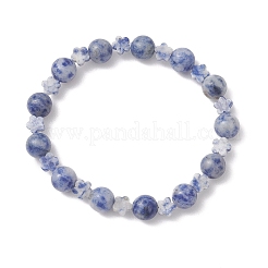 Браслеты из бисера из натуральной голубой яшмы&nbsp;BJEW-JB13233