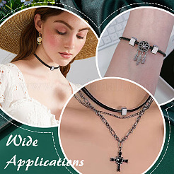 60 шт. 201 нержавеющая сталь слайд-брелок&nbsp;STAS-ME0002-75