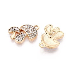 Подвески из сплава со стразами&nbsp;PALLOY-T091-24B-G