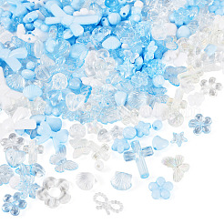 100 г прозрачных и непрозрачных акриловых бусин&nbsp;TACR-TA0001-57D