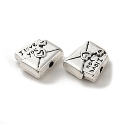 Сплавочные овальные бусины тибетского стиля &nbsp;PALLOY-P302-09E-AS