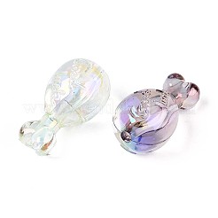 Уф-покрытие прозрачные акриловые бусины&nbsp;TACR-N020-01