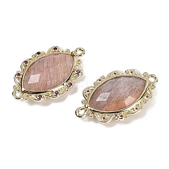 Натуральный солнечный камень ограненные конский глаз звенья&nbsp;G-B126-02G-11