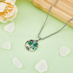 4 комплект из 8-х стилей подвесок из натурального и синтетического камня с крошкообразным узором&nbsp;FIND-FH0006-04