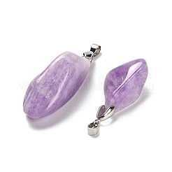 Подвески из натурального лавандового аметиста&nbsp;LS-G-Z072-01P