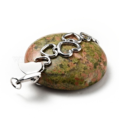 Природные подвески Unakite G-D473-04P-02-1