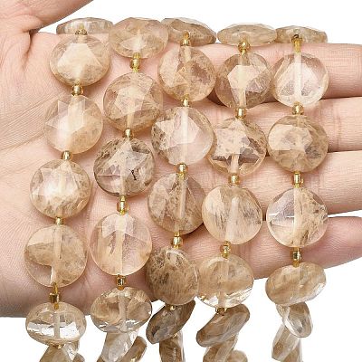 Кофе арбуз камень стеклянные бусы пряди&nbsp;G-A292-A04-01-1