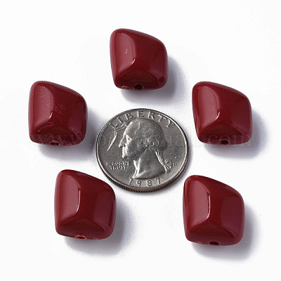 Непрозрачные акриловые бусины&nbsp;MACR-S373-15A-A01-1