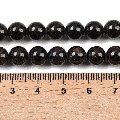 Круглые бусины пряди гранат природный&nbsp;G-D751-8mm-1