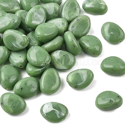 Непрозрачные акриловые бусины&nbsp;OACR-Z036-02B-1