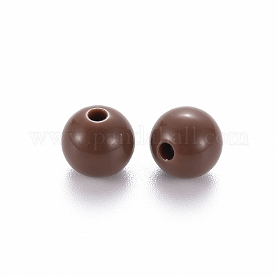 Непрозрачные акриловые бусины&nbsp;X-MACR-S370-C8mm-A17-1