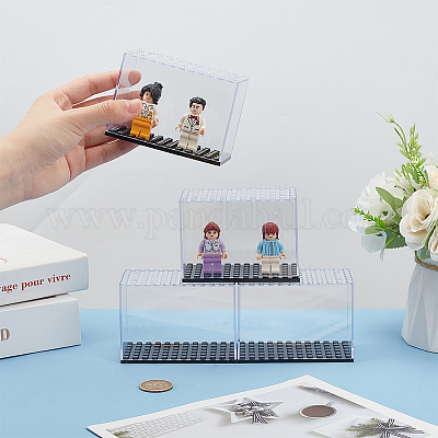 4 шт. прозрачные пластиковые витрины для минифигурок&nbsp;ODIS-FG0001-78-1