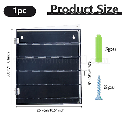 Акриловые коробки для сбора монет&nbsp;CON-WH0086-165-1
