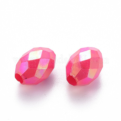 Непрозрачные акриловые бусины TACR-S153-32I-1