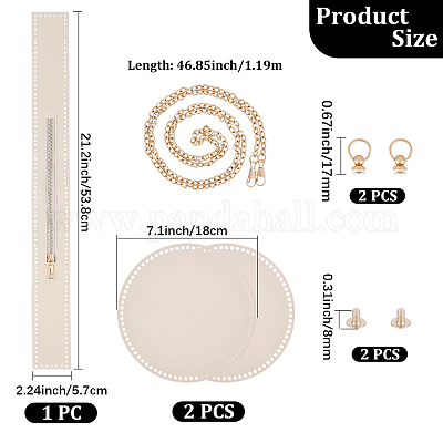 Наборы для самостоятельного изготовления сумки-ведра из искусственной кожи&nbsp;DIY-WH20081-056B-1
