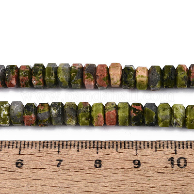 Природные Unakite бисер нитей&nbsp;G-N357-14A-10-1