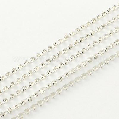 Латунные цепочки из страз со стразами CHC-R120-07-1