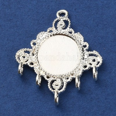 Соединительные звенья из сплава кабошон FIND-WH0111-41S-1