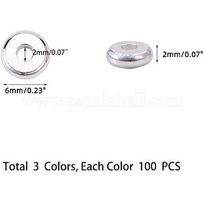 Spacer бисер латунные&nbsp;KK-PH0036-38-1