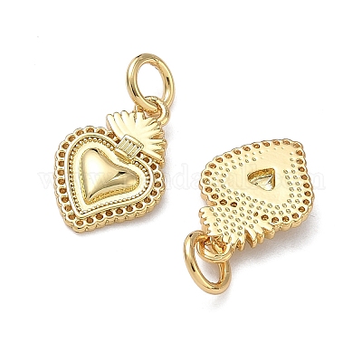 Латунные подвески&nbsp;KK-H256-19G-1