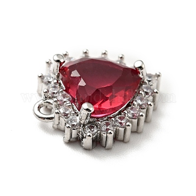 Латунные микро проложить кубического циркония подвески KK-G414-13P-1