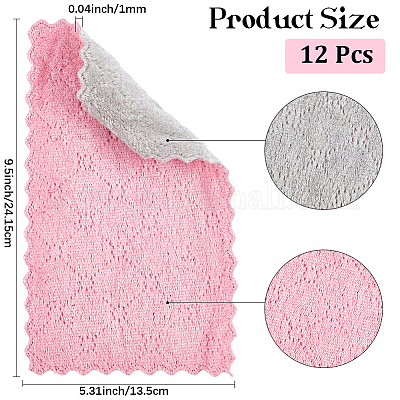 Прямоугольная волокнистая ткань для очистки&nbsp;LS-FIND-WH20012-30B-1