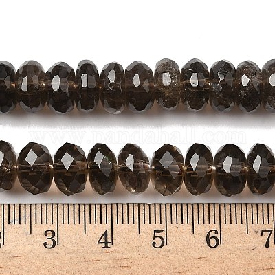 Природный дымчатый кварц нитей бисера&nbsp;G-G255-10x5mm-12-1