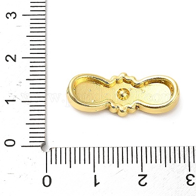 Латунные бусины настройки горного хрусталя&nbsp;KK-L229-018G-1