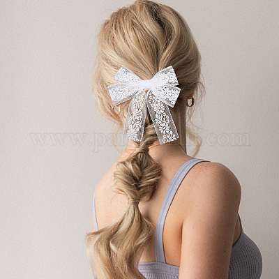 1 коробка заколок-бантов из полиэфирного сплава&nbsp;PHAR-CN0001-03-1