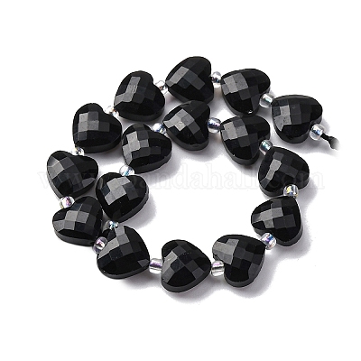 Природные обсидиана бисер нитей&nbsp;X-G-P570-E20-01-1