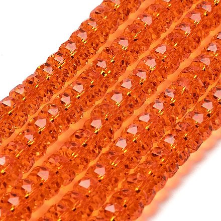 Прозрачные стеклянные бусины EGLA-K071-05E-1