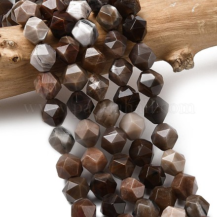 Природные окаменелое дерево бисер пряди&nbsp;G-Z119-A21-02-1