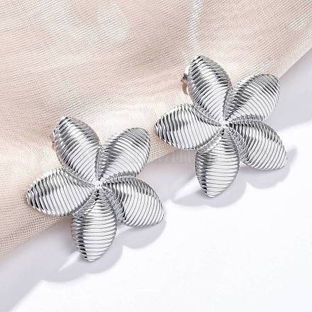 Серьги-гвоздики из нержавеющей стали 304 для женщин&nbsp;LS-EJEW-K306-19P-1