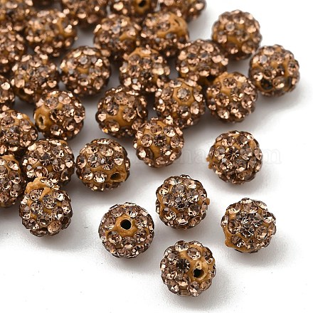 Бусины со стразами&nbsp;LS-RB-H284-6MM-Half-246-1