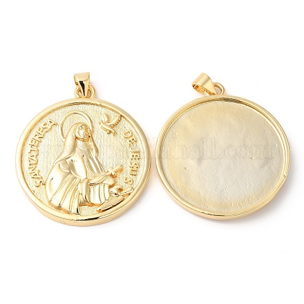 Экологически чистые подвески из латуни с гальваническим покрытием KK-R143-19G-1