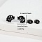 201 Stainless Steel Stud Earrings, Black, Hedgehog, 7x11mm