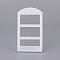 Organic Glass Earring Displays, White, 15x8.5x5.3cm
