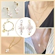 10 шт. 2 стиля подвески-кресты из натурального жемчуга Кеши&nbsp;PALLOY-YW032-6