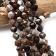 Природные окаменелое дерево бисер пряди&nbsp;G-Z119-A21-02-1
