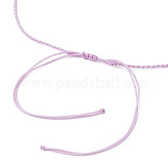 Регулируемые плетеные ожерелья из круглых бусин из натурального кварца и сердолика&nbsp;NJEW-JN05326