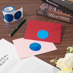 Бумажные самоклеящиеся пустые наклейки с зубчатыми краями&nbsp;DIY-WH0504-151D