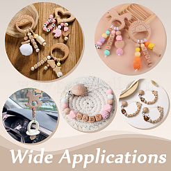 78 шт. 26 вида буковых бусин&nbsp;WOOD-UN0001-23