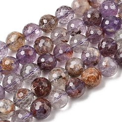 Натуральные фиолетовые фантомные кварцы&nbsp;G-Z127-B01-10mm