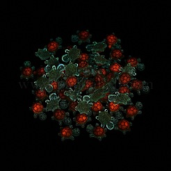 Светящиеся кабошонов смолы&nbsp;RESI-U003-03E