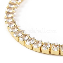 Теннисный браслет из кубического циркония&nbsp;BJEW-L652-24G-02